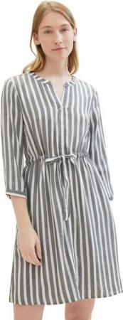 TOM TAILOR Hemdblusenkleid mit Schnürung
