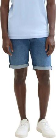 TOM TAILOR Jeansbermudas JOSH mit Markenlabel