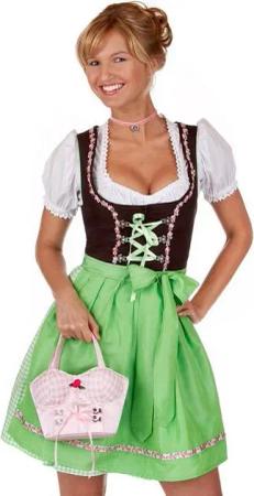 Stockerpoint Dirndl Mini Dirndl 2tlg. - JUDY - apfelgrün