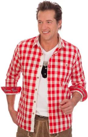 Stockerpoint Trachtenhemd Trachtenhemd - DEAN - rot