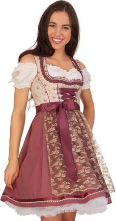 MarJo Dirndl Midi Dirndl 2tlg. - BULDA - beige