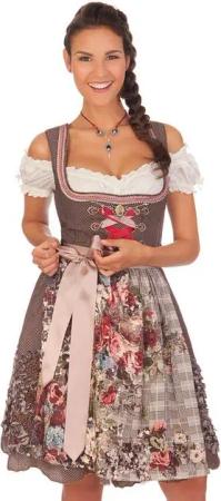 MarJo Dirndl Midi Dirndl 2tlg. - REBECCA - braun