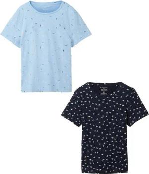 TOM TAILOR T-Shirt 2er-Set Rundhals Kurzarm mit Print (2-tlg) T-Shirt mit Print