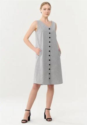 ORGANICATION Kleid & Hose Women's Striped Shirt Dress