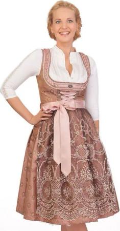 MarJo Dirndl Midi Dirndl 2tlg. - LUCILLA - altrosa