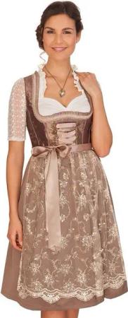 MarJo Dirndl Midi Dirndl 2tlg. - PEPPER - nougat
