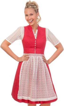MarJo Dirndl Midi Dirndl 2tlg. - SELESTA - rot