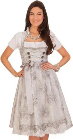 MarJo Dirndl Midi Dirndl 2tlg. - PARIS - silber