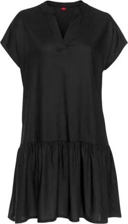 s.Oliver Blusenkleid mit Volant am Rock, Tunikakleid, Sommerkleid, Basic