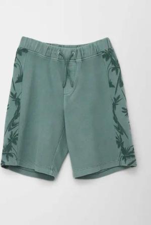 s.Oliver Leggings Shorts mit Print-Detail angedeuteter Tunnelzug