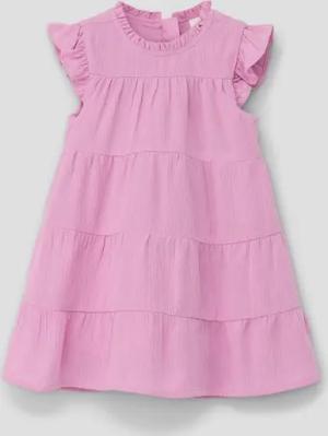 s.Oliver Jerseykleid Kleid mit Rüschendetails