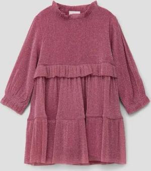 s.Oliver Jerseykleid Volantskleid mit Futter aus Viskosestretch Volants