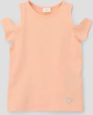 s.Oliver Kurzarmshirt T-Shirt mit Cut-outs Cut Out