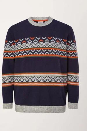 s.Oliver Strickpullover Pullover mit Fair-Isle-Muster