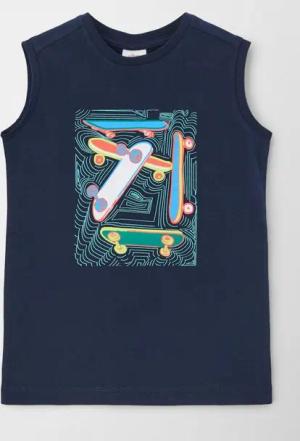 s.Oliver Shirttop T-Shirt mit Grafikprint