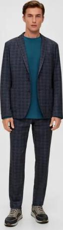 s.Oliver Stoffhose Slim: Hose mit Alloverprint