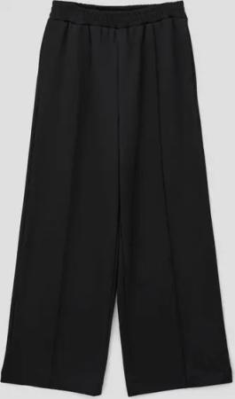 s.Oliver Leggings Loose: Jersey-Hose mit Wide Leg Biesen