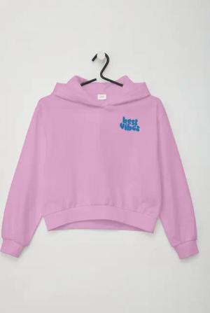 s.Oliver Sweatshirt Cropped-Sweatshirt mit gummiertem Rückenprint im Oversized-Schnitt