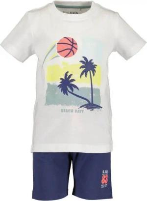 Blue Seven T-Shirt Jungs Kurzarm-Shirt & Shorts im Set - Shirt und Kurze Hose mit Print