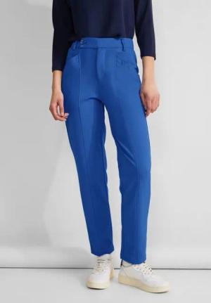 STREET ONE Stoffhose Punto di Rom mit Elasthan