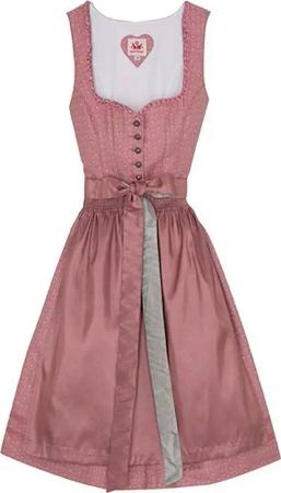 Spieth & Wensky Dirndl Berbing Dirndl 2-teiliges Midi-Dirndl Kleid Dirndl Trachtenkleid kurz 60cm