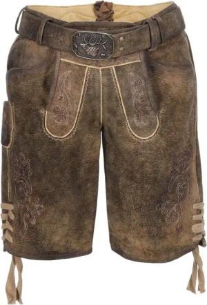 Spieth & Wensky Lederhose SPIETH & WENSKY Leder Short Havel tabak