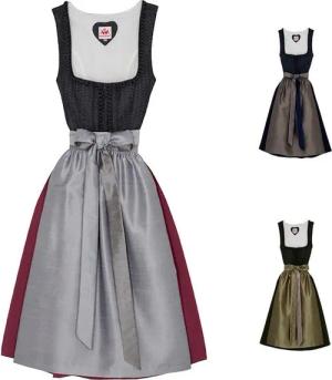 Spieth & Wensky Dirndl Debby Dirndl Dirndl Debby Lange-Dirndl Kleid 2-teiliges Trachtenkleid