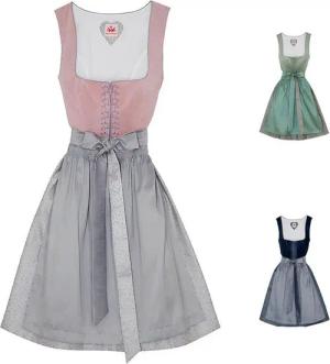 Spieth & Wensky Dirndl Demo Dirndl Dirndl Demo Midi-Dirndl Kleid 2-teiliges Trachtenkleid