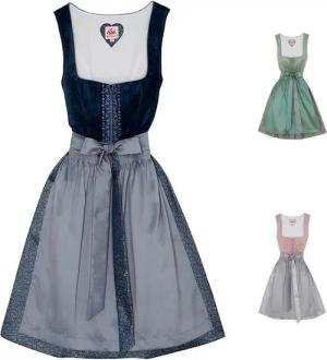 Spieth & Wensky Dirndl Demo Dirndl Dirndl Demo Midi-Dirndl Kleid 2-teiliges Trachtenkleid