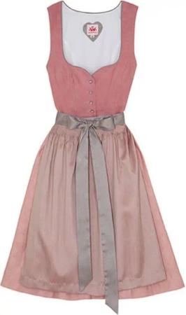 Spieth & Wensky Dirndl Dosine Dirndl Dirndl Dosine Midi-Dirndl 2-teiliges Trachtenkleid Rocklänge 60cm