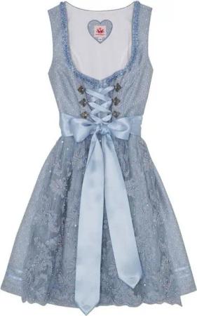 Spieth & Wensky Dirndl Baldwin-Dirndl kurz 2-teiliges Midi-Dirndl Kleid Dirndl Trachtenkleid kurz