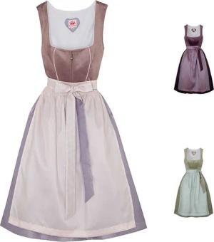 Spieth & Wensky Dirndl Doreen Dirndl Dirndl Doreen Lange-Dirndl Kleid 2-teiliges Trachtenkleid