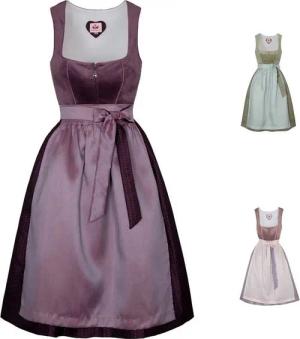 Spieth & Wensky Dirndl Doreen Dirndl Dirndl Doreen Lange-Dirndl Kleid 2-teiliges Trachtenkleid