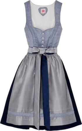 Spieth & Wensky Dirndl Debora Dirndl Dirndl Debora Midi-Dirndl Kleid 2-teiliges Trachtenkleid