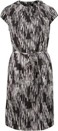 Comma Sommerkleid Kleid, GREY/BLACK