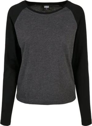 URBAN CLASSICS Langarmshirt Urban Classics Damen Ladies Contrast Raglan Longsleeve (1-tlg)