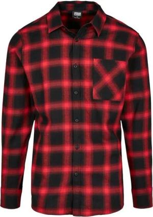 URBAN CLASSICS Outdoorhemd Urban Classics Herren Langarmhemd Oversized Checked