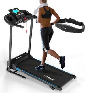Kinetic Sports Laufband, klappbar mit Pulsgurt, LCD-Display, 750 Watt Motor, bis 10 km/h