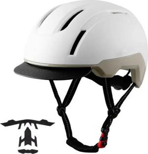 Coonoor Fahrradhelm Urban mit Schirm Leicht-Double Inmould Technologie City, Scooter Helm Erwachsene für Damen Herren