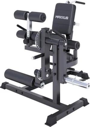 MAXXUS Multitrainer Pro - Kraftstation, Multigym, Beintrainer, Rückentrainer, Bauchtrainer, (1-St), für 30/50 mm, Beinstrecker, Beinbeuger, Zuhause, Ganzkörpertraining