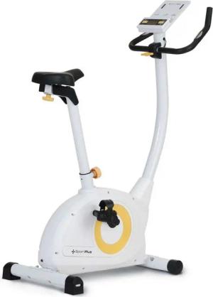 SportPlus Heimtrainer SP-HT-9510-W-iE, Heimtrainer, Riemenantrieb, Bremssystem mit 24 Widerstandsstufen