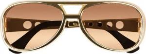 Boland Kostüm Party Brille Rock´n Roll - Gold