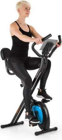 Capital Sports Heimtrainer Azura Air Heimtrainer (Tablet-Halterung), Standfahrrad Heimtrainer Hometrainer Fahrrad klappbar Cardio Fitness