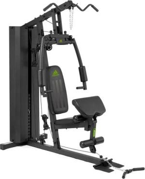 adidas Performance Kraftstation Home Gym, 15 Gewichtsblöcke (Butterflystange, Latzug, Ruderfunktion und mehr), multifunktionale Fitnessstation, max. Trainingsgewicht 99,73 kg