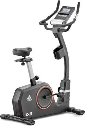 adidas Performance Ergometer C-21BT (mit Tablet-Halterung, LED-Beleuchtung, mit Bluetooth und App-Funktion), Schwungmasse ca. 9 kg, 24 Widerstandsstufen
