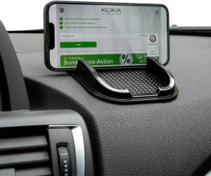 Untiec Handy-Halterung Anti-Rutsch Halterung Ständer KFZ Auto, (Anti-Rutsch-Matte Pad Handy-Halter Ablage)