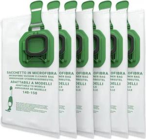 VIOKS Staubsaugerbeutel Filterbeutel 5 lagig, passend für Vorwerk, 6 St., aus Microvlies für Vorwerk Kobold VK 140 VK 150 Staubsauger