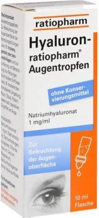 ratiopharm GmbH Augenpflege-Set HYALURON-RATIOPHARM Augentropfen 10ml