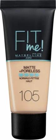 MAYBELLINE NEW YORK Foundation Fit Me! Matte + Poreless Make-Up, mit langanhaltender Formel