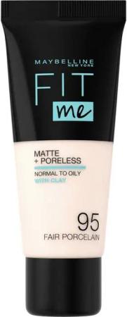 MAYBELLINE NEW YORK Foundation Fit Me! Matte + Poreless Make-Up, mit langanhaltender Formel
